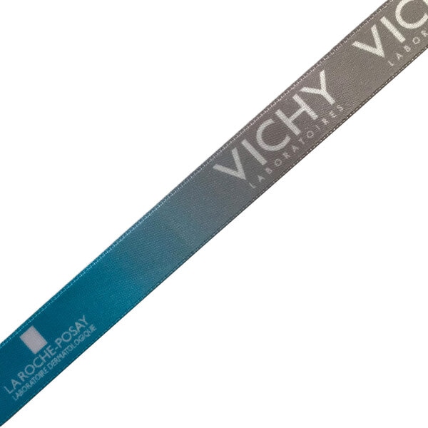 Атласная ленточка с логотипом VICHY