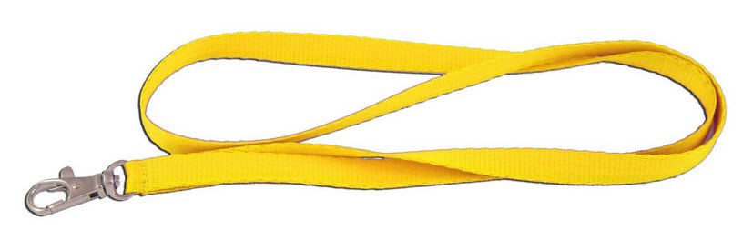 Желтые шнурки для бейджей